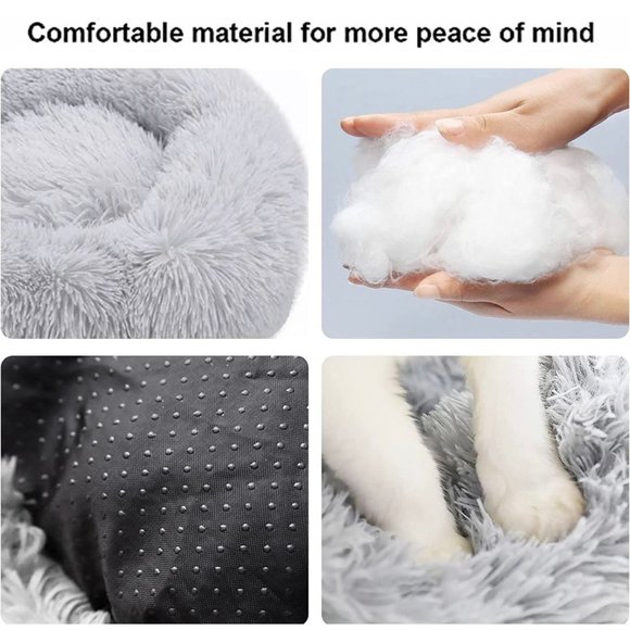 24” Amazing Dog Bed for Small Medium Large Dogs 40lb, Calming Pet Bed, Washable - Picture 5 of 9